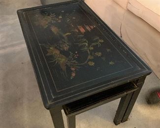 Coffee table with two nested tables 
