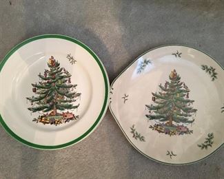 Spode dinner plates  ( a set )