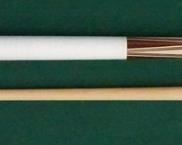 1013 Palmer Pool Cue; Second Catalog, Model C Circa 1968; butt: 28 1/2", 15.6 oz; shaft: 29", 4.1 oz, 11.75mm; total length 57 1/2"; total weight 19.7 oz; refinished by Proficient Billiards, Ephrata, PA; Brunswick Titlist conversion, Herman Rambow tribute model with brass joint, linen wrap, butt is straight, shaft has slight taper roll; excellent condition
