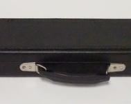 1035 Palmer 1x2 Case Black exterior, black interior, no logo, no key; 35" long; holds 1 butt and 2 shafts; very good condition