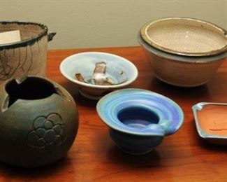 Selection of Studio Pottery