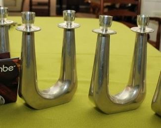 4 NAMBE CANDLE HOLDERS