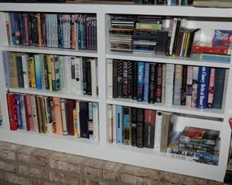 SELECTION OF DVD'S AND NEWER NOVELS