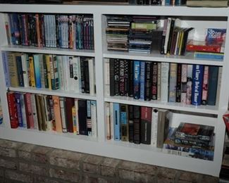 SELECTION OF DVD'S AND NEWER NOVELS