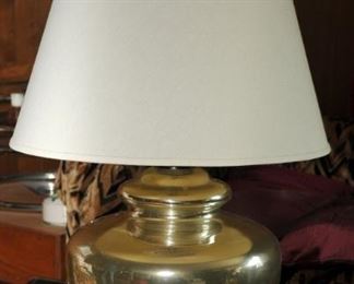 MERCURY GLASS TABLE LAMP