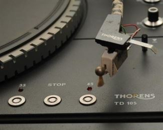 Vintage German TD 105 Turntable from Thorens, 1980's