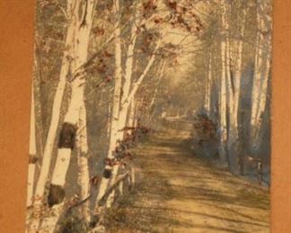 SIGNED FRAMED ART SIGNED HIGGINS