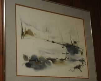 MEYER GARLEN IMPRESSIONIST WATERCOLOR