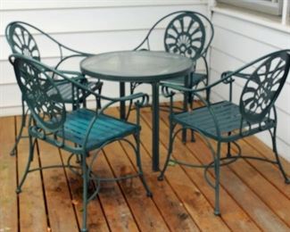 IRON PATIO SET