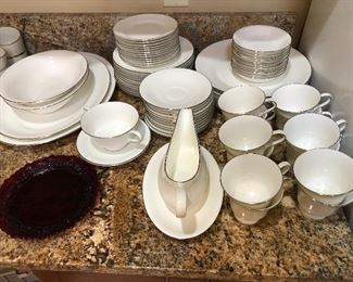 78 Piece Set Wedgwood “Silver Ermine”