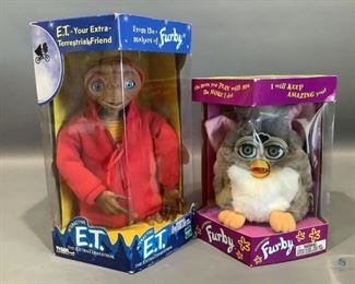 Vintage ET and Furby Toy
