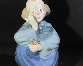 Mexican porcelain clown figurine 