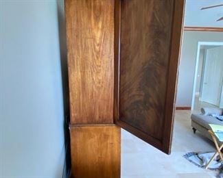 5/ $950 English Mahogany Linen Press Georgian c.1840takes up to 42"TV - 4'L x 88"T x 21"D	