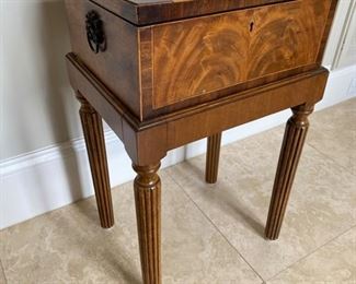 12-$80 Travel chest box and and stand 		14"L x 11"D x 23"H			