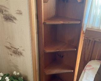 Rustic corner cabinet