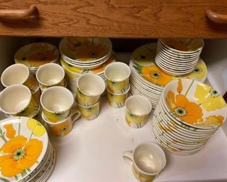 WILD POPPY DINNERWARE BY METLOX