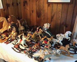 SOME OF THE ROCKING HORSE COLLECTION