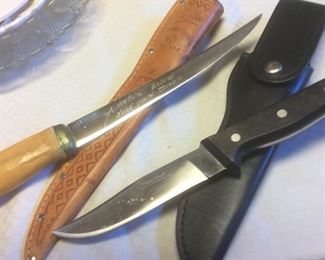 HAND MADE KNIVES WITH SHEATHS