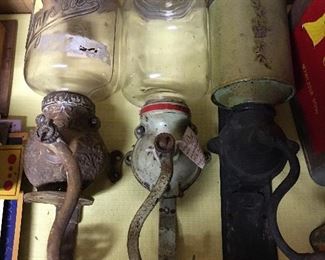 OLD COFFEE GRINDERS