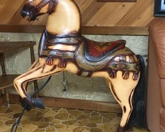 LARGE STANDING HORSE