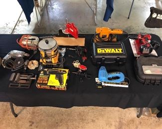 SOME OF THE HAND AND POWER TOOLS