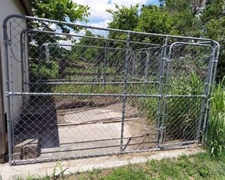 Dog Run - (4) 10ft by 6ft Tall Panels, 2 with Gates