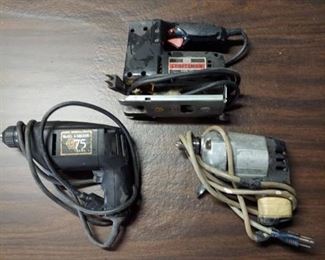 Drills and craftsman Sabre saw