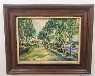 Oil painting signed Clarence McCarthy