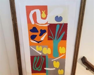 Matisse Vegetaux lithograph signed in the plate