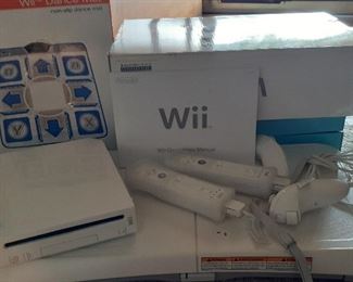 Wii console and accessories
