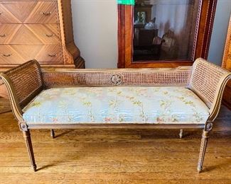 1-31 French Louis XVI Style window bench/banquette