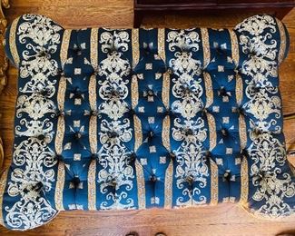 1-59 Gianni Versace Tufted French Ottoman