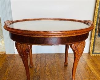 1-149 Tray Table with removable glass top
20" tall x 27" wide x 18" deep