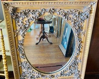 1-145 Square Frame Oval Mirror
26" tall x 22" wide