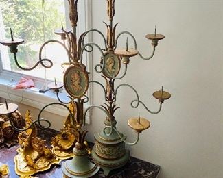 1-67 Pair of 5-lights Candle holder