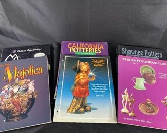 6 Collector Reference Books on Pottery and Figurines