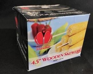 Box of Approx. 500 Wooden Skewers