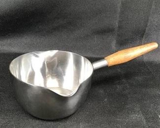 Vintage Dana Denmark Stainless Steel Sauce Pan Rosewood Handle