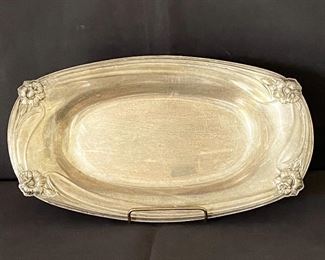 Silver tray. $20