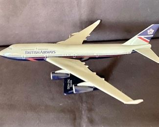 Boeing 747 - British Airways toy replica plane. $30