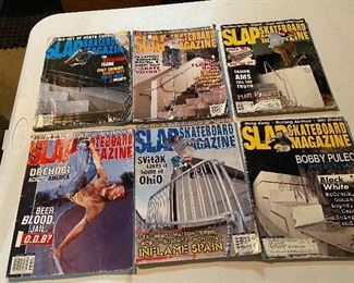 "Slap Skateboard Magazine" (6) issues from 2002 and 2003. $14