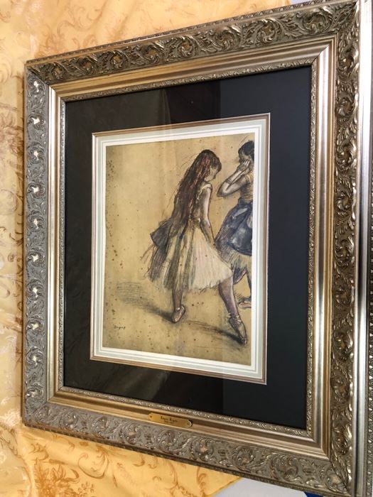 Edgar Degas (1834-1917)  "Deux Danseuses" Heliogravure on paper with certif.
