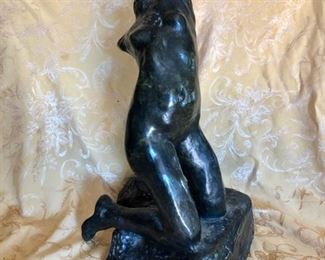 Auguste Rodin Bronze Nude Female 