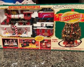 Santaland train set
