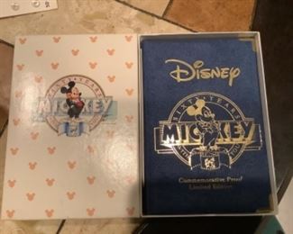 Disney’s 60th Mickey Commemorative proof limited edition