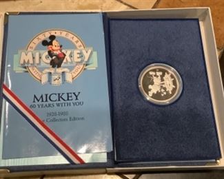 Disney’s 60th Mickey Commemorative proof limited edition