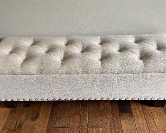 Upholstered Storage Bench With Nailhead Trim
$95.00