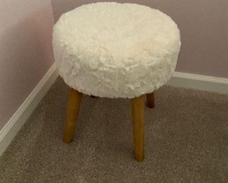Fuzzy Stool $20.00