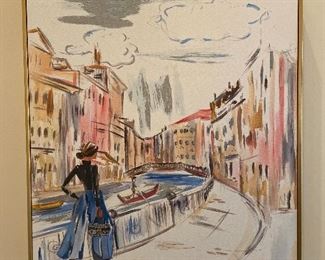 Venice scene  $40.00
20” square