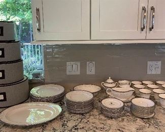 Waterford 53 piece set “Brocade” China
With Storage Cases
$795.00